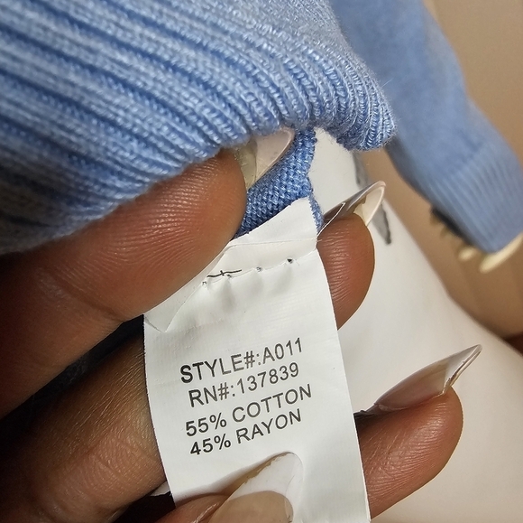 Beautiful Baby Blue Cardigan - Picture 6 of 12